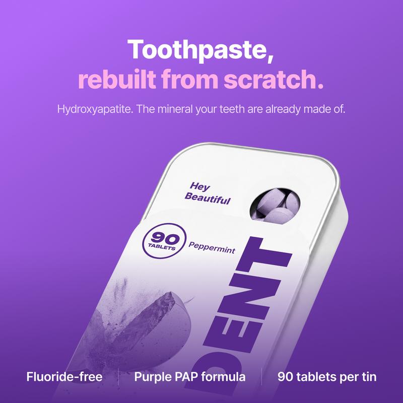 Fluoride-Free Whitening Toothpaste Tablets