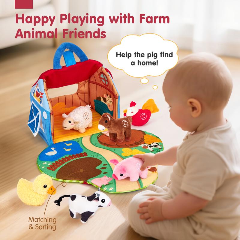 Farm Animal Talking Playset