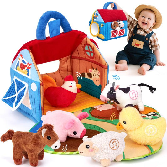 Farm Animal Talking Playset