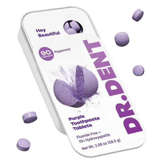 Fluoride-Free Whitening Toothpaste Tablets