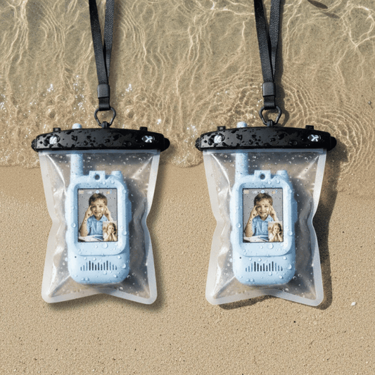2 Waterproof Walkie Talkie Pouches