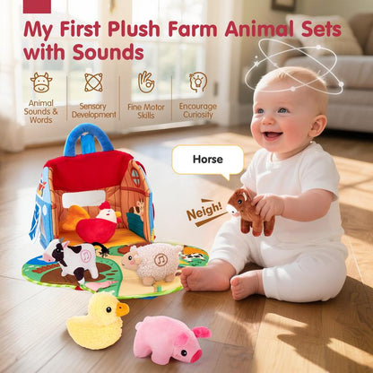 Farm Animal Talking Playset