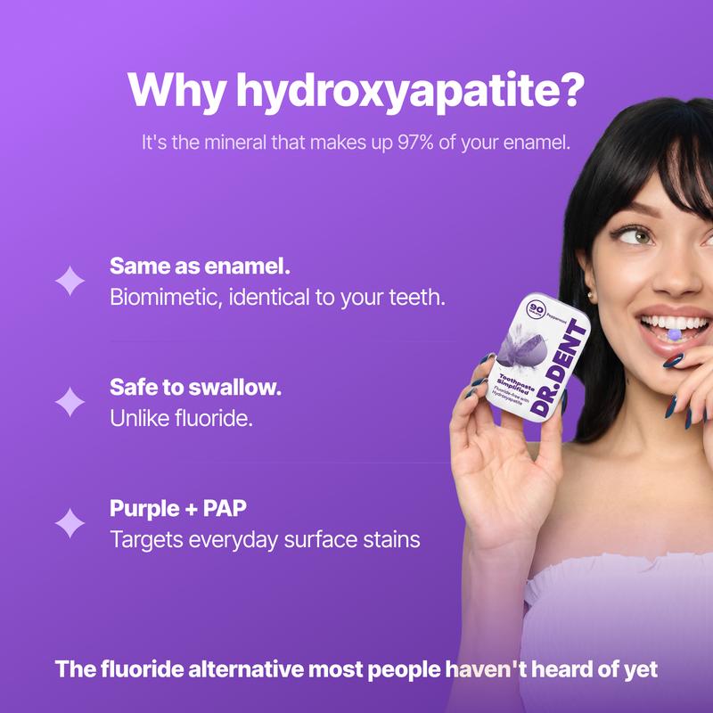 Fluoride-Free Whitening Toothpaste Tablets